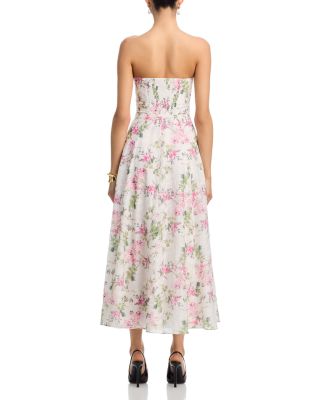 Strapless Smocked Back Dress - Exclusive