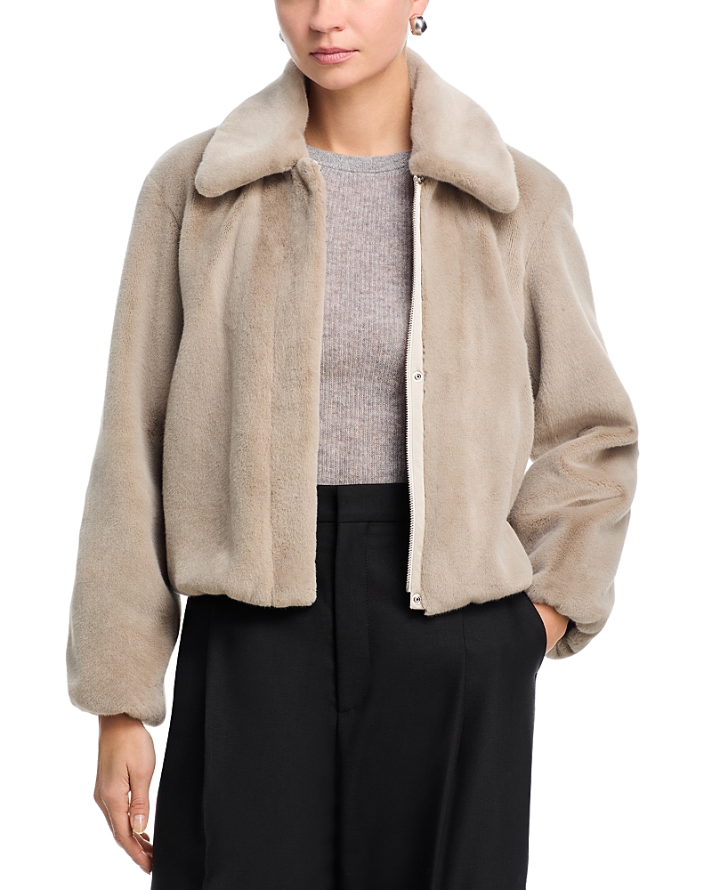 Theory Faux Fur Jacket