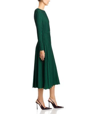Jewel Neck Midi Dress