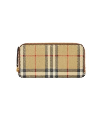 Burberry Large Check Zip Card Case | Bloomingdale's Handbags