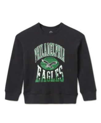 Unisex NFL Philadelphia Eagles Hot Route Raglan Fleece - Little Kid, Big Kid