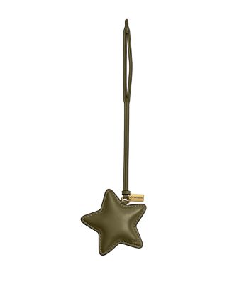 Star Puffy Leather Bag Charm