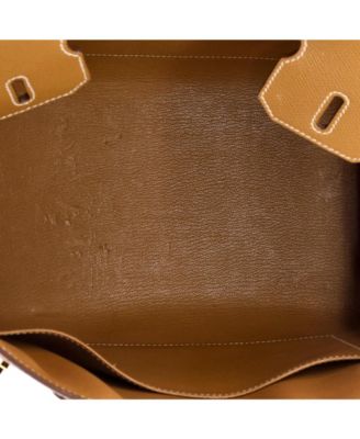 Birkin 30 Handbag Brown Epsom with Gold Hardware