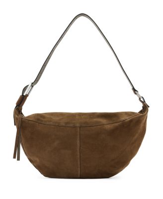 Luna Suede Shoulder Bag