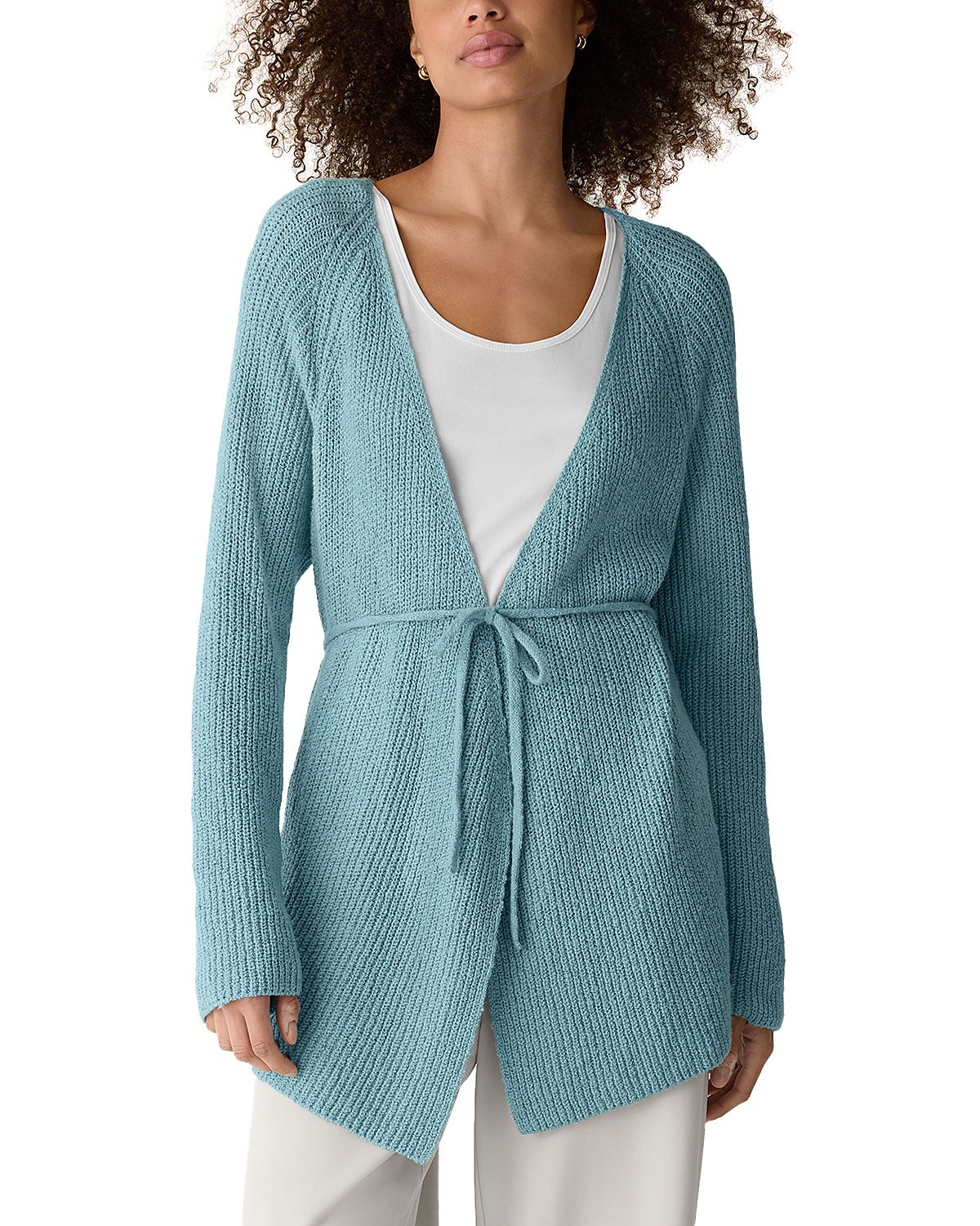 Eileen Fisher V Neck Cardigan Sweater