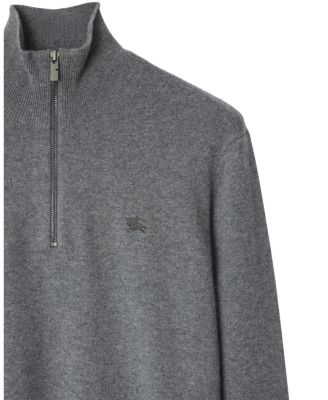 Cashmere Blend Quarter Zip Sweater