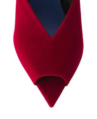 Women's Midnight Step Mule in Velvet