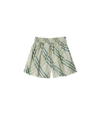 Girls' Check Cotton Shorts - Baby, Little Kid, Big Kid