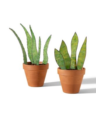 Stained Glass Leaf Set by Samara Phillips