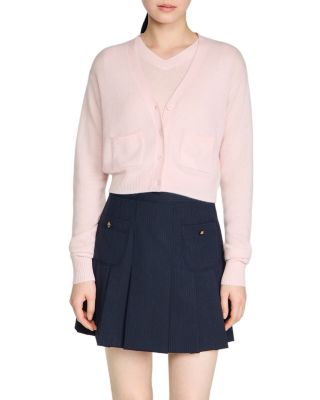 Cassidie Wool Cropped Cardigan