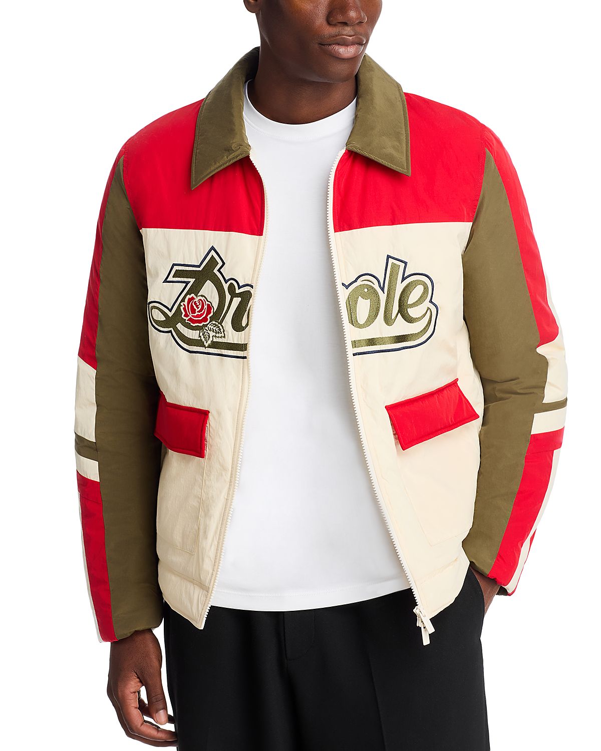 Drole De Monsieur Men's La Veste Logo Racing Jacket