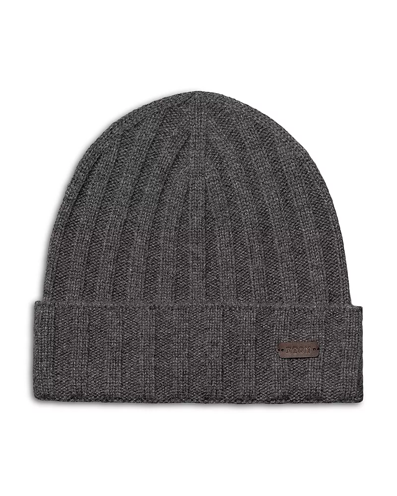 Eton Rib Kint Cashmere Beanie