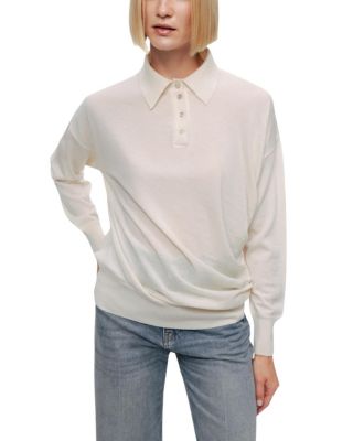  Relaxed Polo Knit Sweater