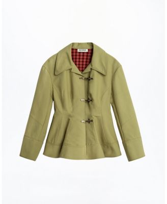  Buckle Front Fitted Jacket