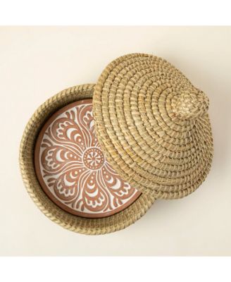  Traditional Bread Warming Set with Lid by Serrv International