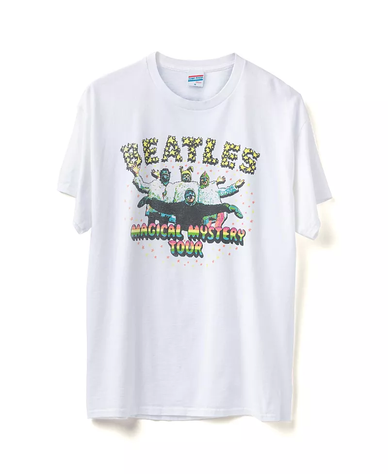 Junk Food Clothing Unisex The Beatles Magical Mystery Tour Flea Market Tee