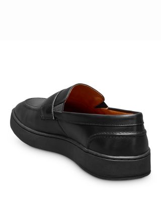 Men's Randolph Black Leather Loafers