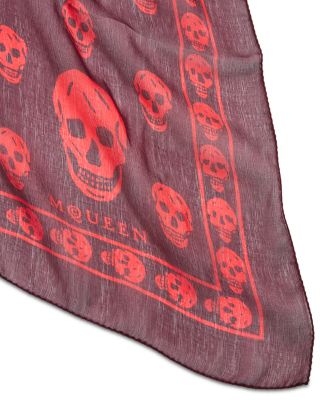 Skull Silk Scarf