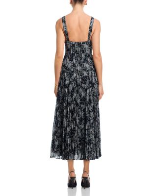 Botanical Floral A Line Dress
