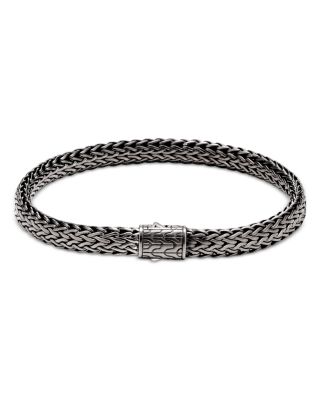 Men's Dark Silver Icon Heritage Link Bracelet