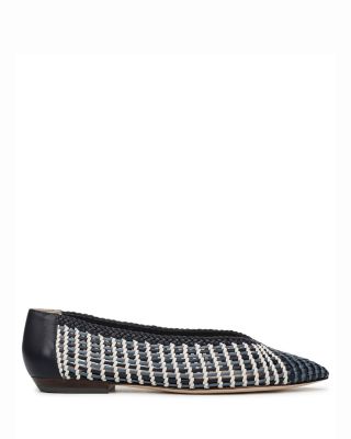 Women's Bancroft Woven Leather Ballet Flats 