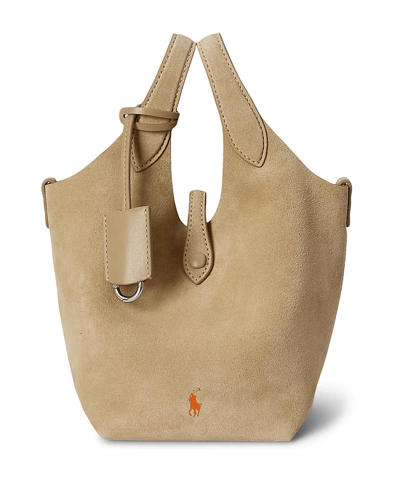 Polo Ralph Lauren Polo Play Suede Small Tote & Crossbody