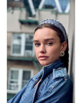 Brigitte Crystal Trim Headband