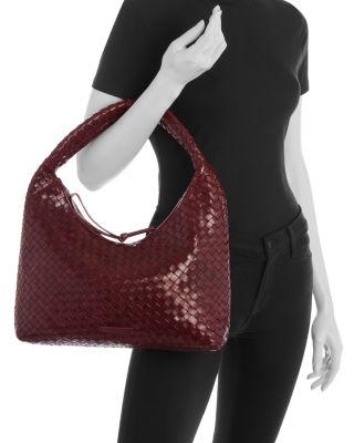 Mercer Woven Leather Shoulder Bag