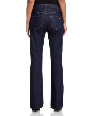 Stevie Straight Jeans in Indigo Noir