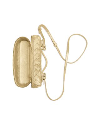 Bang Bang Intrecciato Leather Vanity Case Crossbody