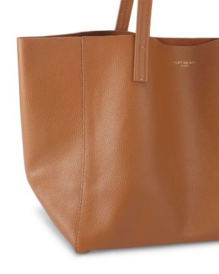 Violet Large Leather Shopper Tote