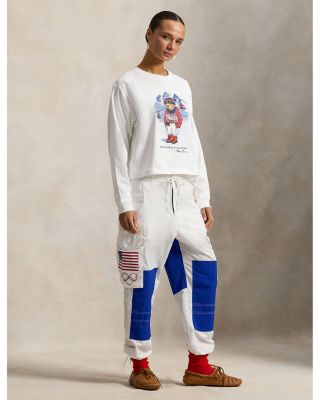 Team USA Polo Bear Long Sleeve Tee