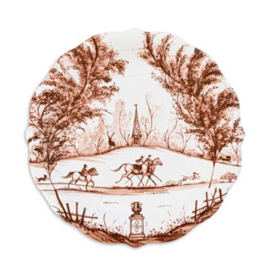 Country Estate Harvest Party Plate Assorted Set of 4