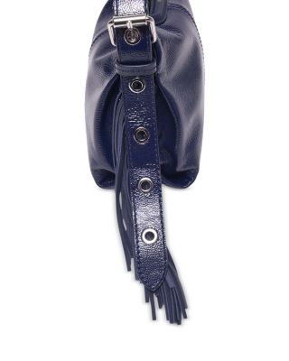 Miss M Mini Fringed Leather Crossbody Bag
