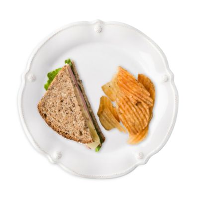 Berry & Thread Whitewash Flared Dessert/Salad Plate