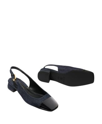  Women's The Cap-Toe Darcy Slingback Pumps