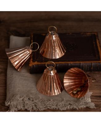 CMK Copper Bell Ornaments - Set of 2