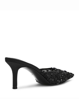 Women&#39;s Alexi Sequin Mesh Mules