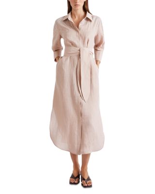 Calle Linen Shirt Dress