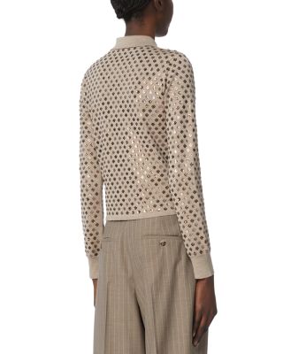 Mxmragno Sequin Cardigan