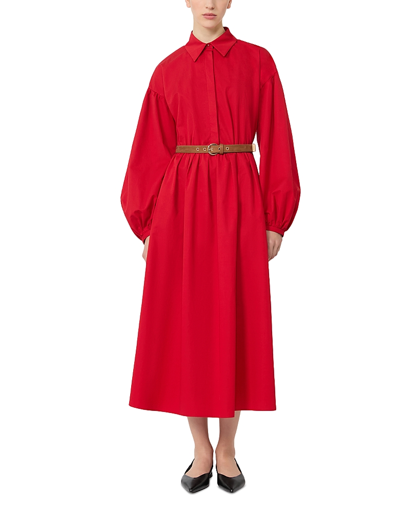 Max Mara Studio Mstmarmo Belted Shirtdress