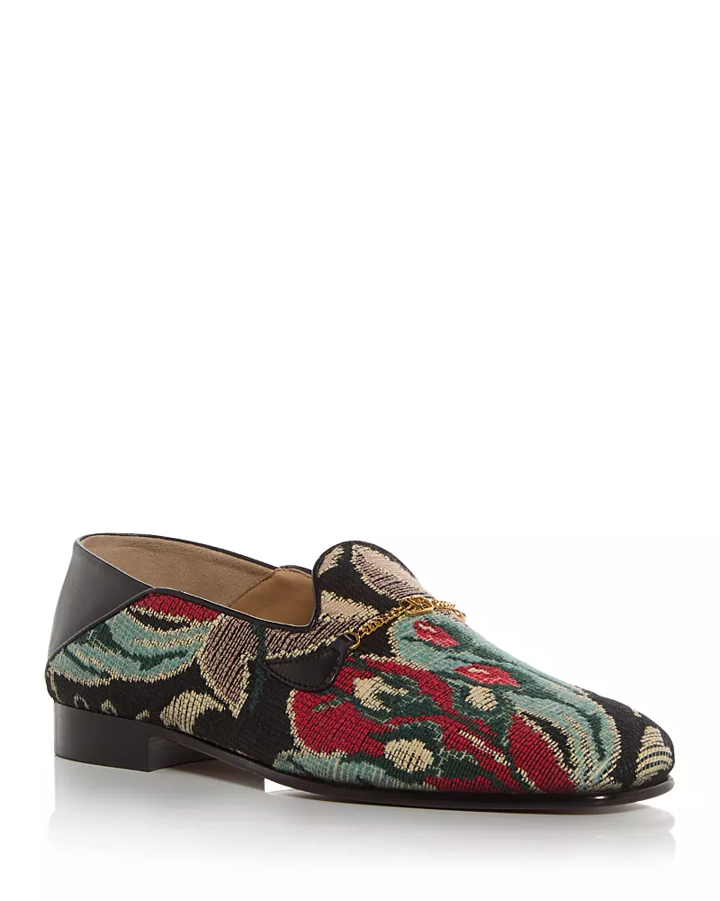 Valentino Garavani Men's VLogo Jiggie Jacquard Loafers