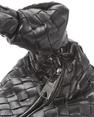 Intrecciato Leather Shoulder Bag