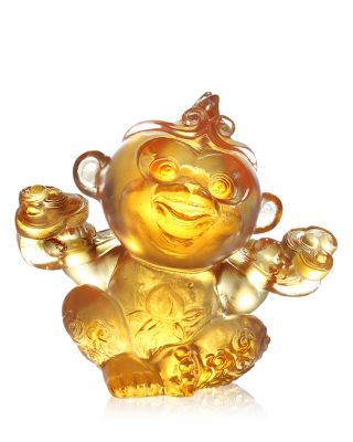 Ruyi's Twelve Blessings The Great Heavenly Sage Crystal Glass Sculpture