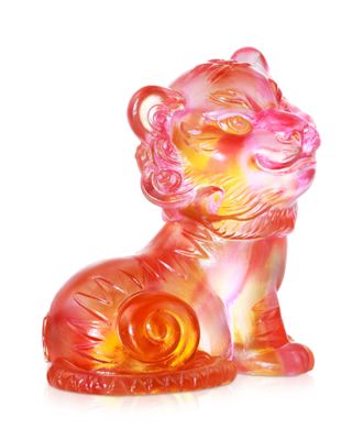 Ruyi's Twelve Blessings Unstoppable as the Wind Crystal Glass Sculpture