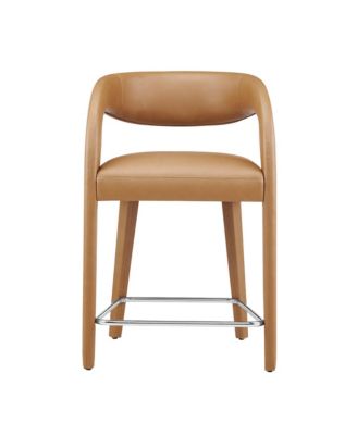 Pinnacle Faux Leather Counter Stool, Set of 2