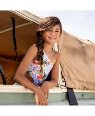 Girls' Ciao Paradiso One Shoulder Swimsuit - Big Kid
