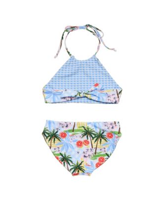 Girls' Ciao Paradiso Reversible Halter Bikini - Little Kid, Big Kid