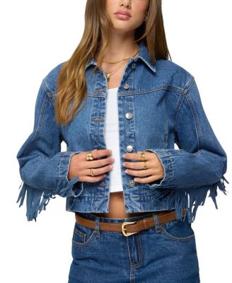 Maurice Fringed Denim Jacket