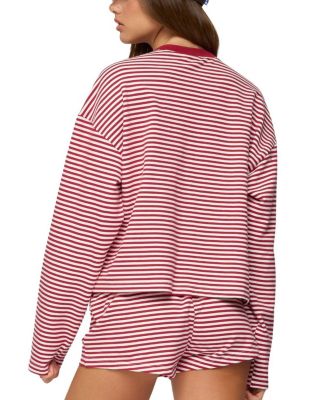 Jainee Striped Long Sleeve T Shirt